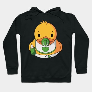 Baby Rubber Duck - Green Hoodie